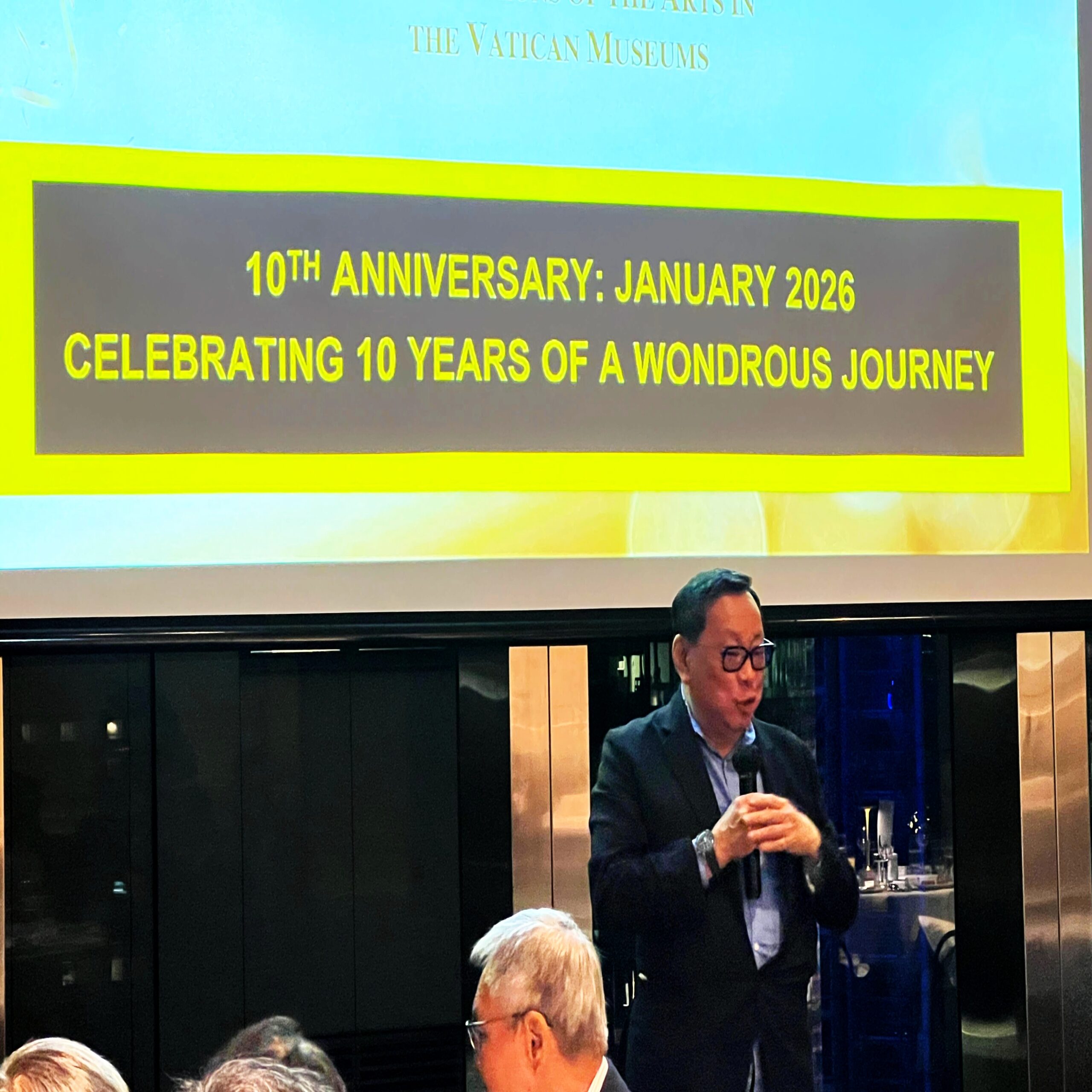 Ben Chang welcoming guests 1